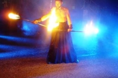Eine Wahnsinnsfeuershow im Jahr 2011