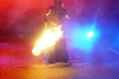 Eine Wahnsinnsfeuershow im Jahr 2011
